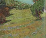 Sunny Lawn in a Public Pack (nn04) Vincent Van Gogh